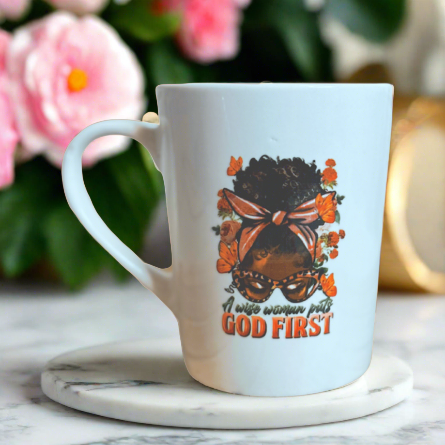 Wise Woman Puts God First Coffee Mug