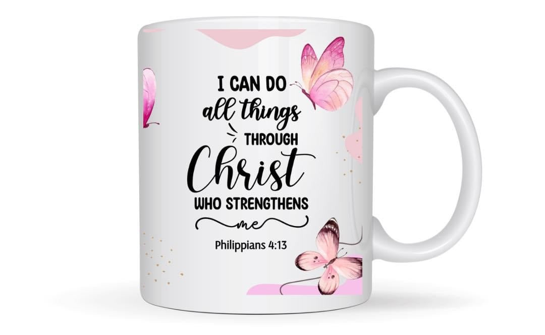 Philippians 4:13 Mug